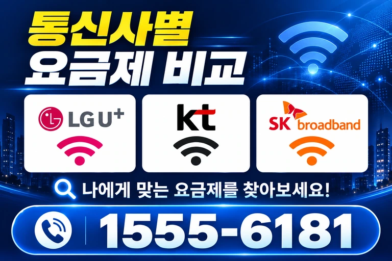 삼척시 도계읍 통신사별 요금제 비교